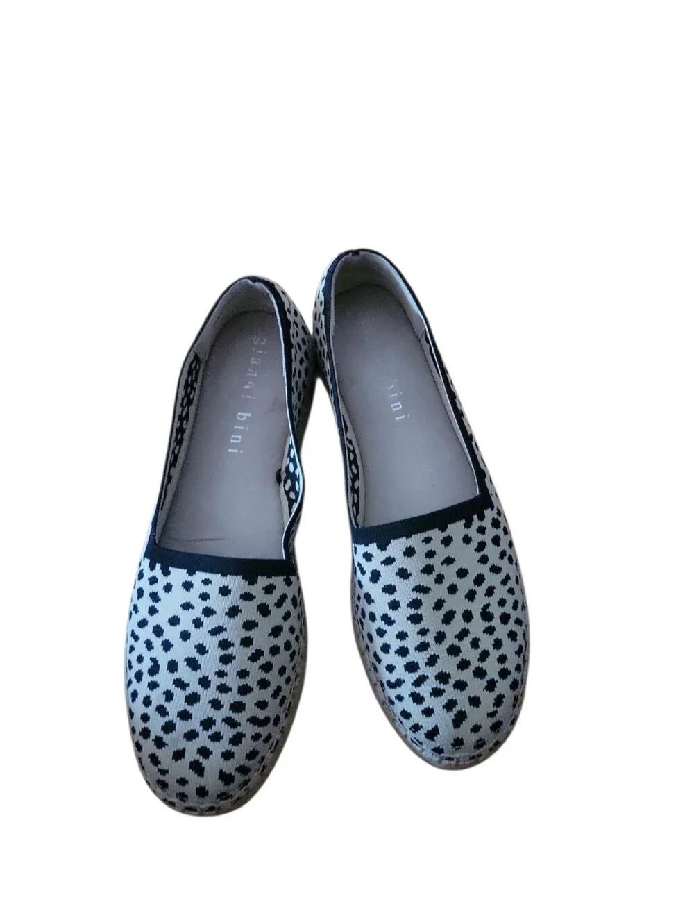 Gianni Bini Shyleah Slip-On Women's Leopard Print Stretch Platform Espadrilles